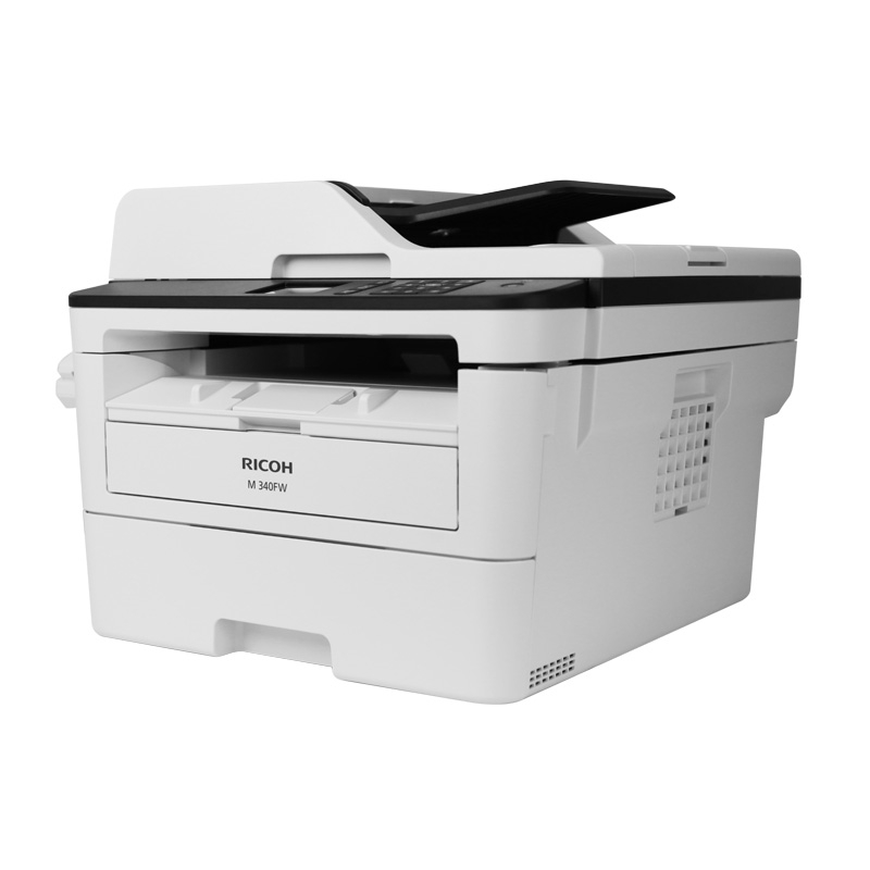 理光（Ricoh）M 340FW A4黑白激光四合一多功能一體機（雙面打印/復印/掃描/傳真/有線(xiàn)/無(wú)線(xiàn)）